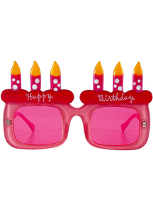 Happy Birthday Cake Glasses