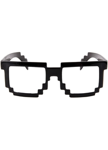 Pixel-8 Glasses Black Clear