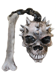 Skull And Bone Flail Latex