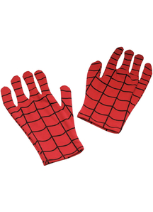 Spiderman Gloves Adult Comic V