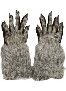 Werewolf Gloves Adult Grey