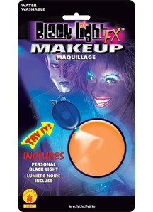Blacklight Makeup Orange Glow