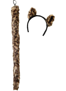 Cougar Ears And Tail Set