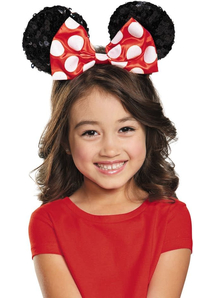 Minnie Red Child Sequin Ears