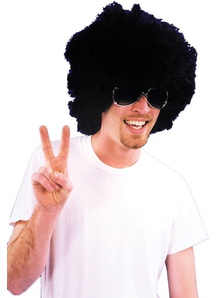 Afro Wig Black For Adults