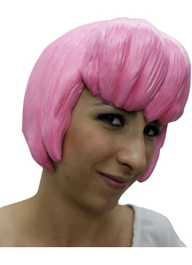 Anime 6 Latex Pink Wig