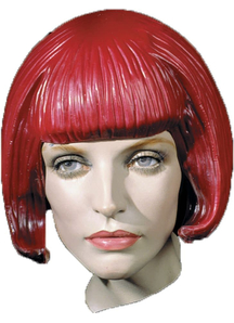 Beebop Rubber Wig Red