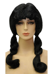 Black Wig For Indian Princess Costume