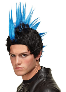 Blue Wig For Punk Rocker