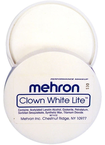 Clown White Lite 8 Oz Mehron