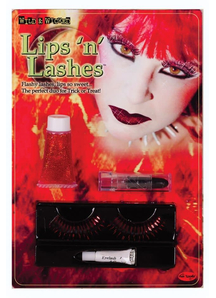 Lips And Lashes Devil Red