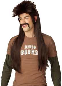 Mississippi Mudflap Brown Wig For Adults