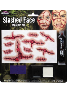 Slashed Face Makeup Kit