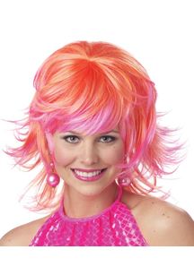 Trippy Shag Pink Wig For Women