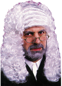 White Wig For Judge Costume