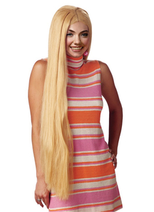 36 Inch Long Blonde Wig For Adults
