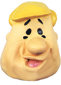Barney Rubble Latex Mask For Adults