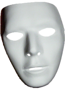 Blank Male Mask For Adults