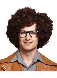 Brown Party Rock Wig Fir Adults