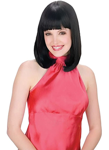 Classic Beauty Black Wig For Adults