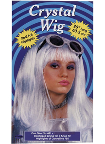 Crystal Blue Wig For Women