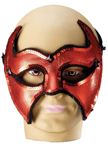 Devil Half Mask For Halloween