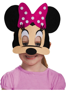 Felt Mask Minnie Mouse Pink