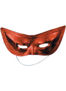 Harlequin Mask Lame Red For Adults