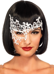 Mask Daring Venetian Wht For Women