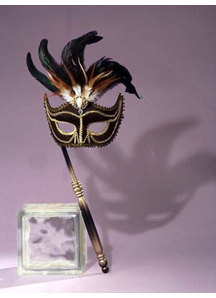 Masquerade Venetian Mask Black