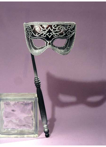 Masquerade Venetian Mask Silver