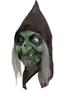 Old Hag Latex Mask For Halloween