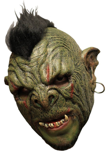 Orc Mok Dlx Chinless Latex Mask For Halloween
