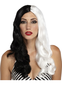 Sinestress Black White Wig For Women