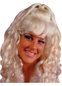 Spicy Glamour Blonde Wig For Adults - 17720