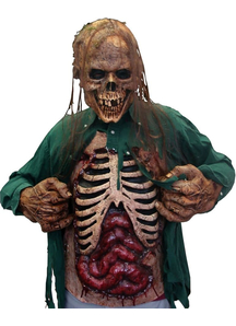 Gore Chest Latex For Halloween