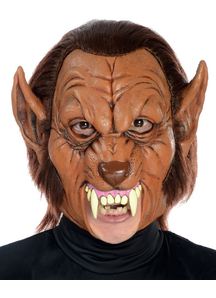 Werewolf 3/4 Latex Mask For Halloween