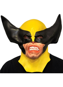 Wolverine Latex Mask For Adults