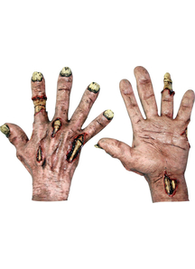 Zombie Flesh Latex Hands For Adults