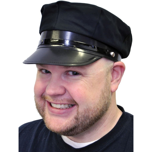 Chauffeur Hat Economy Black For Adults