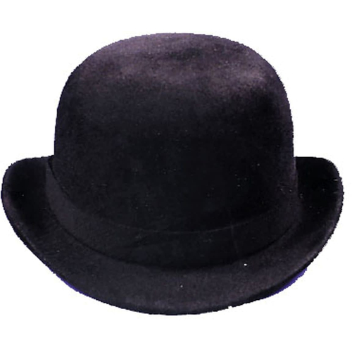 Derby Hat Black Felt Large For All