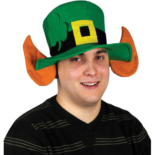 Felt Leprechaun Hat W/Ears For Adults