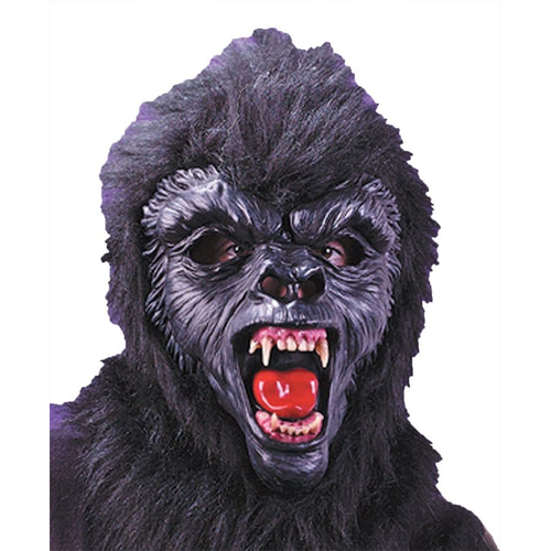 Gorilla Dlx Mask With Teeth For Adults