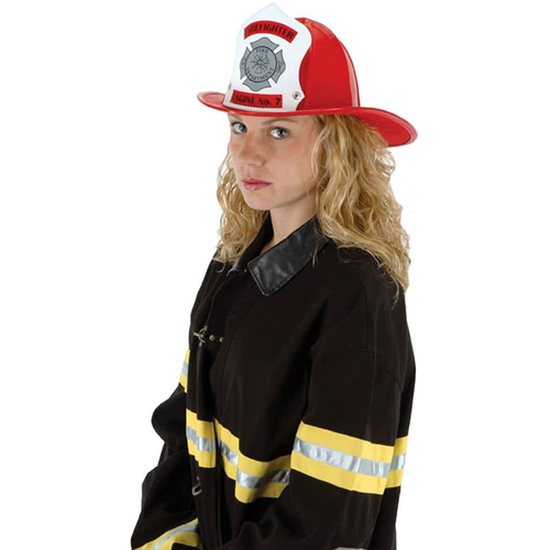 Hat Fire Chief Red For Adults