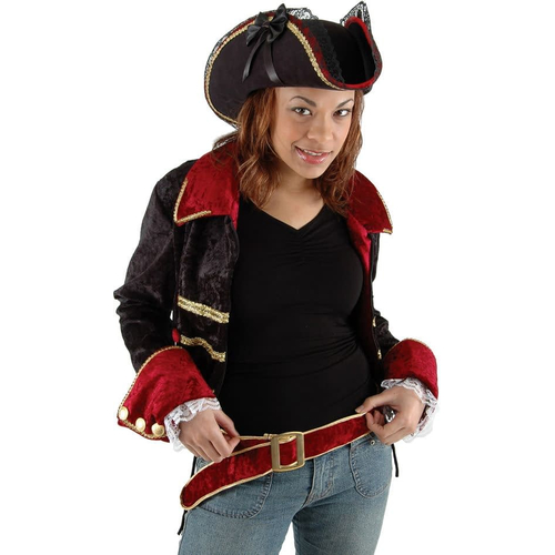 Hat Lady Buccaneer Black For Adults