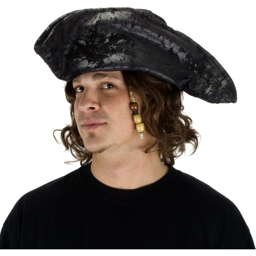 Hat Old Pirate Black For Adults