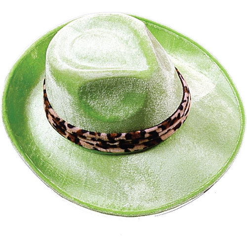 Hat Pimp Lime Green For Adults