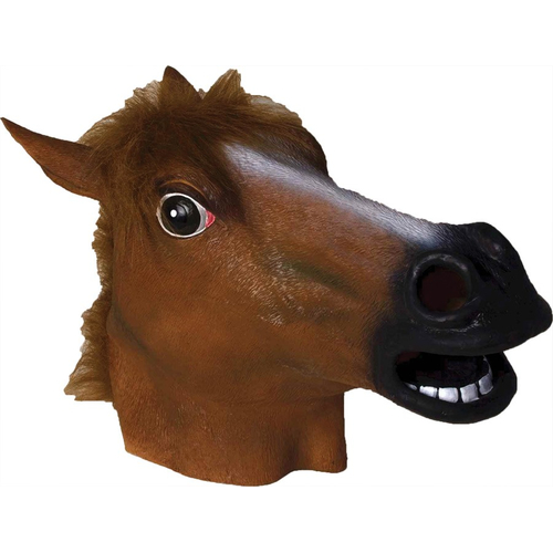Horse Latex Mask For Adults