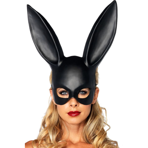 Mask Rabbit Black For Adults