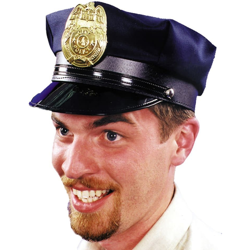 Police Hat Navy 1 Size For Adults